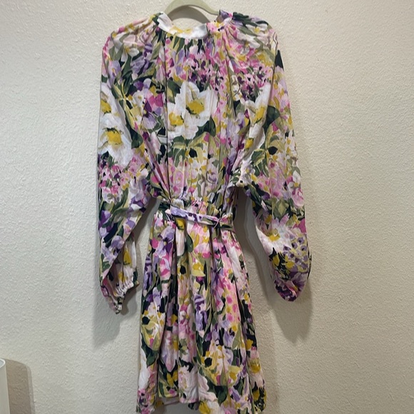 H&M Tie-belt Crêped Dress 4X - Picture 7 of 11